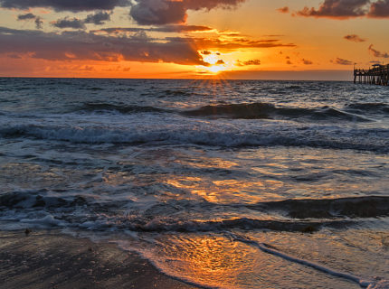 Glorious Sunrise near Dania Beach Pier